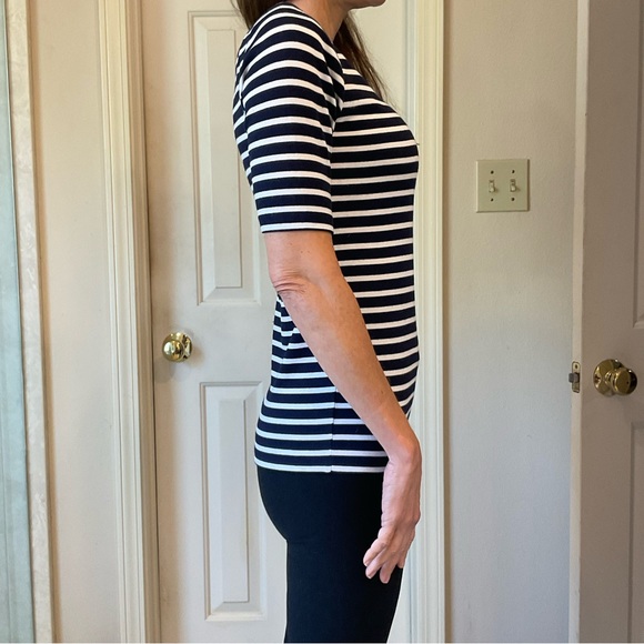 FREE with purchase of another of my items at list price:  Gap stripe top, Sz S - Picture 6 of 7
